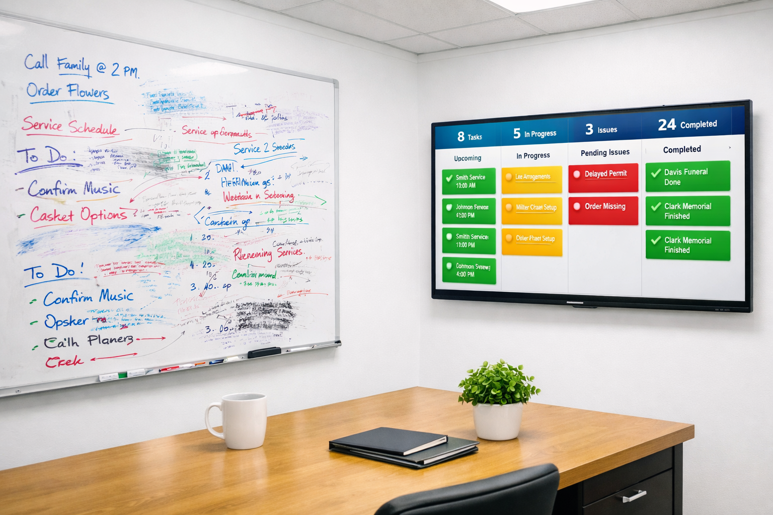 The Whiteboard Is Dead: Why Funeral Homes Need a Live Operations Dashboard